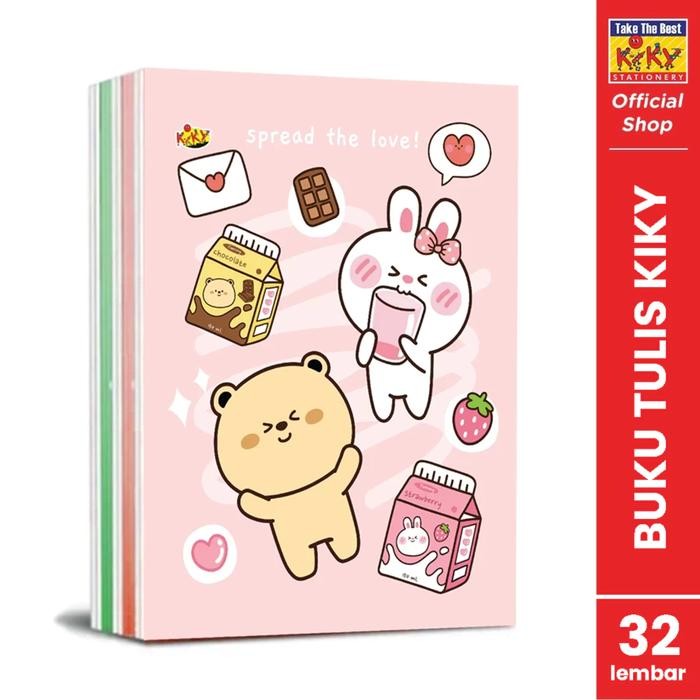 

PACK BUKU TULIS 32 KIKY / BT KIKY POLOS 32 LEMBAR ( 10 BUKU TULIS )