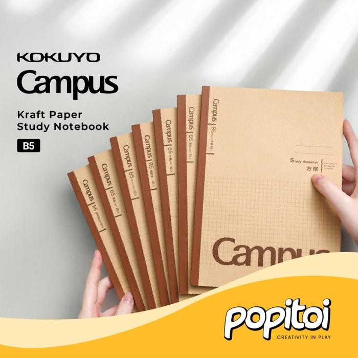 

Kokuyo Campus Kraft Paper Study Notebook B5 Buku Tulis Catatan Sekolah