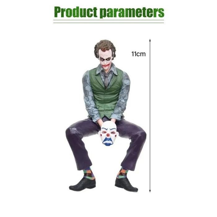 

Figure badut joker model duduk dengan detail realistis cocok dijadikan pajangan koleksi meja atau