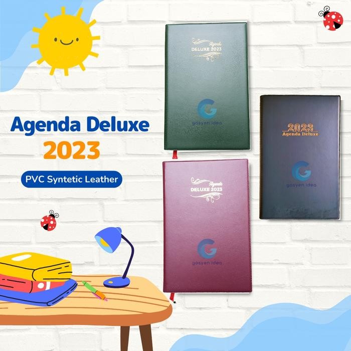 

Agenda Deluxe 2023 Aneka Warna Cover Leather