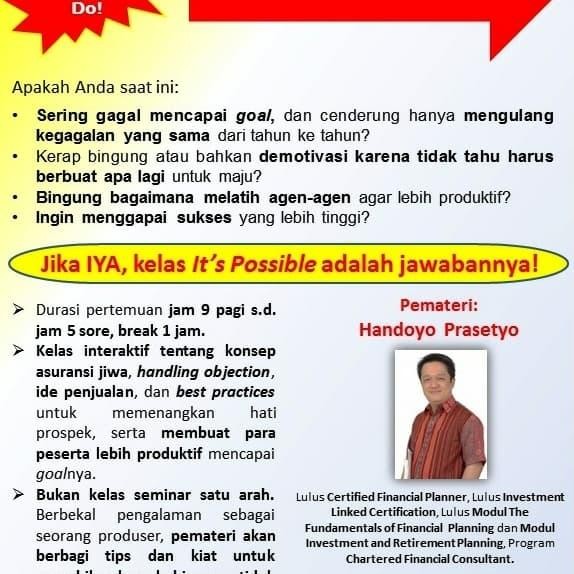 

seminar ITS POSSIBLE