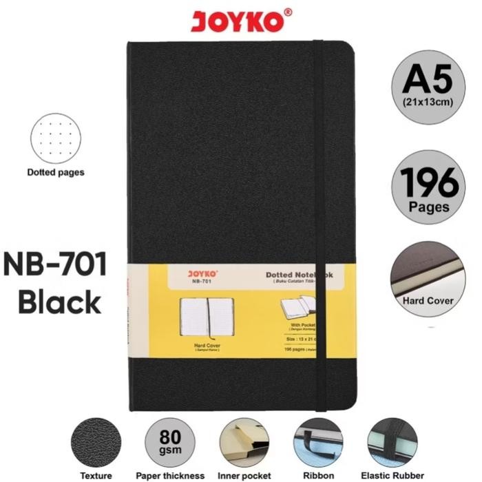 

Notebook Buku Tulis Catatan Diary Agenda Hard Cover JOYKO NB-701 DOT