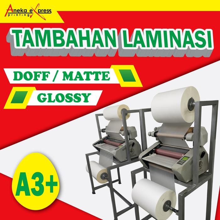 

Laminating / Laminasi Size A3