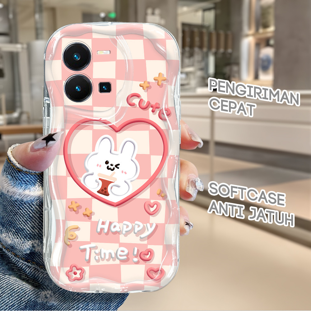 Casing Kelinci Kecil Untuk For VIVO Y35 4G Case Softcase Kesing 3756