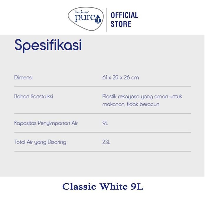 Unilever Pureit Water Purifier Classic White 9L