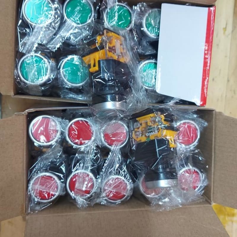 Push Button No Nc Hijau/Merah Ewig EA38-11