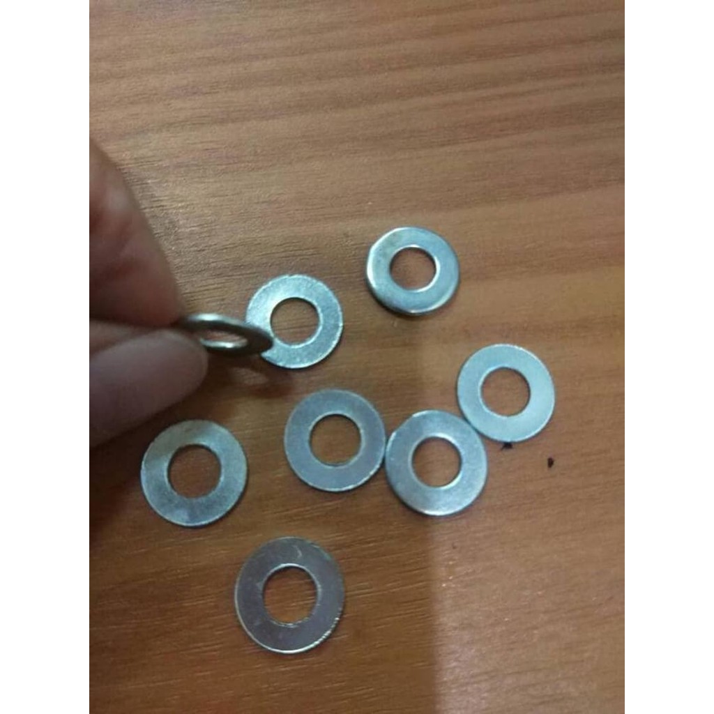 Ring Plat 3 mm Galvanis per pack 100pcs