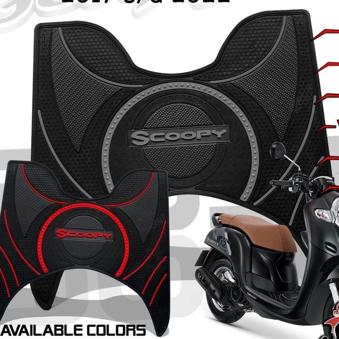Karpet motor scoopy 2017-2022 pijakan scoopy alas kaki scoopy ASLY