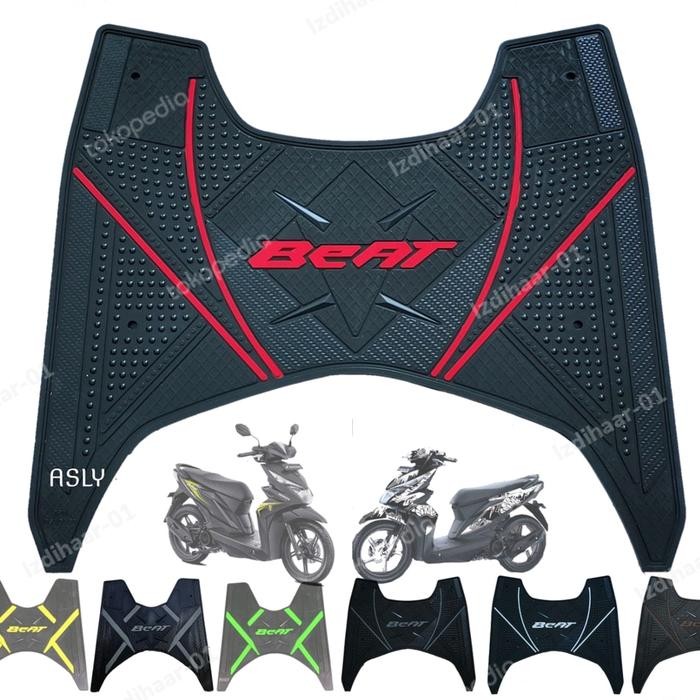 karpet motor beat street & deluxe 2020-2022 pijakan beat alas kaki