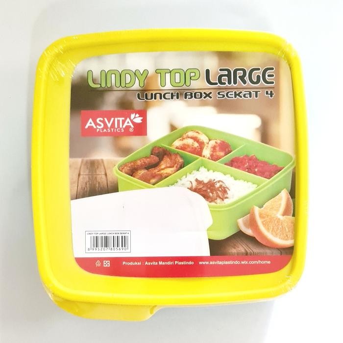 Lunch box Lindy Top Large kotak makan asvita