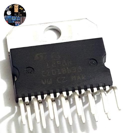 terbaru IC L298N Dual H-bridge Motor Driver dc chip robot 2wd 4wd nodemcu esp32 esp-32 raspberry Pi