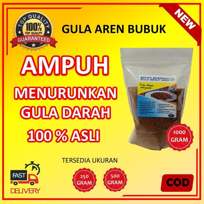 

New Gula Aren Bubuk / Gula Semut Aren 1000 Gram