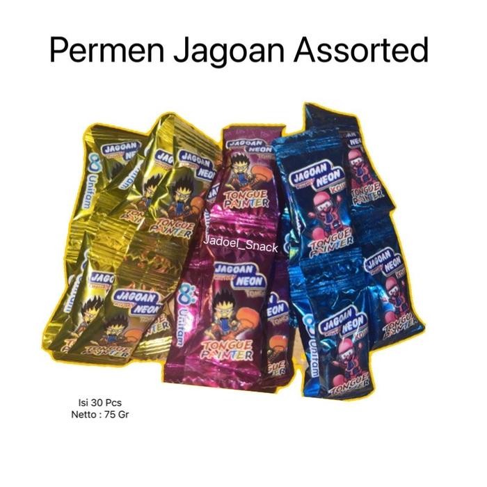 

New Permen JagoanNeon Assorted Kecil - Isi 30 pcs - Permen Jadul by Jadoel Snack Candy Camilan
