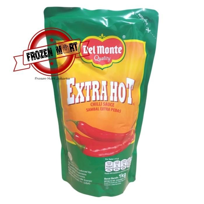 

New DELMONTE Saus Sambal HALAL Extra Pedas (Extra Hot Chilli Sauce) 1 Kg