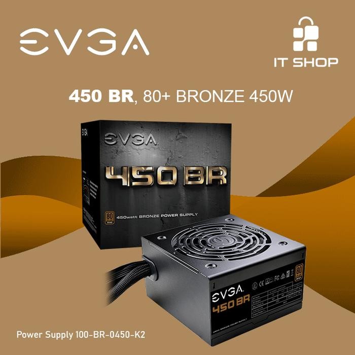 (Allthebest) EVGA Power Supply 450 BR 80+ BRONZE 450W