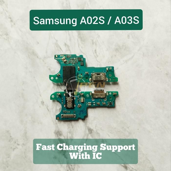 Papan Cas Samsung A02s A03s Fast Charging Konektor Charger Board Flex