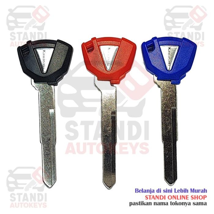 Kunci Motor Key Blank Transponder Bahan Kunci Kawasaki Ninja ZX 6 R ZX7R ZX9R ZX10R ZX12R ZX14R Z750