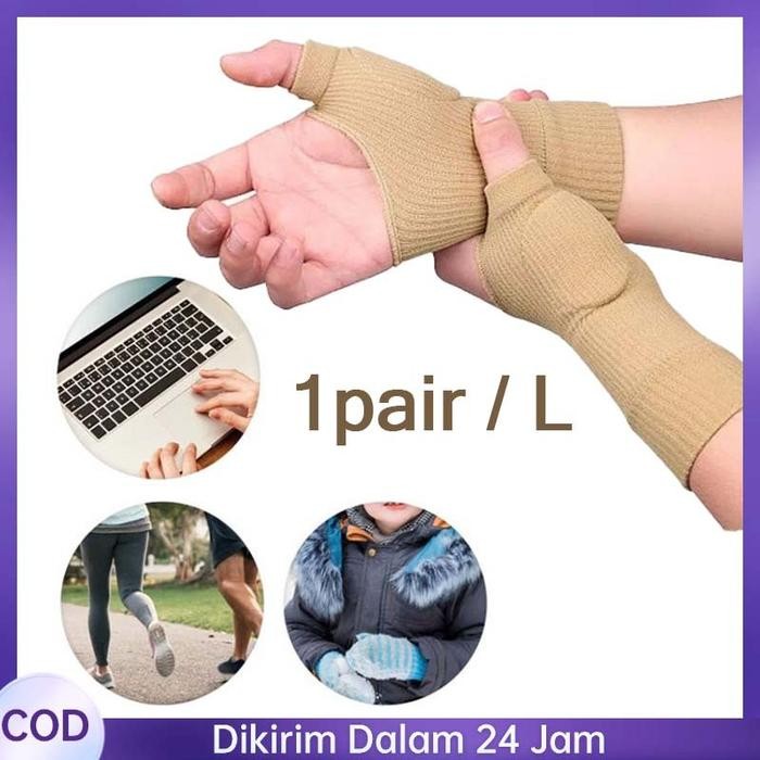 1 Pasang Wrist Support Deker Pergelangan Tangan Pergelangan Tangan Cedera Wrist Thumb Support