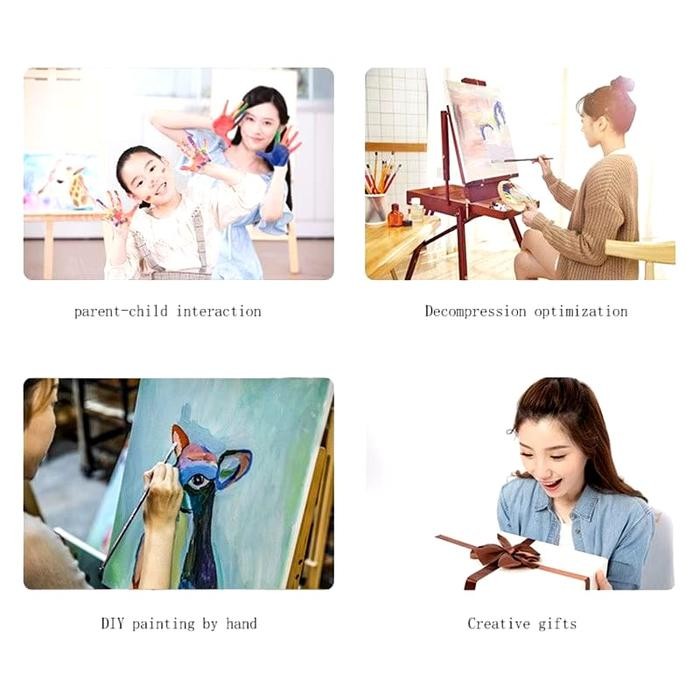 

Home Decor Canvas Paint By Number Kit Digital Oil Painting DIY