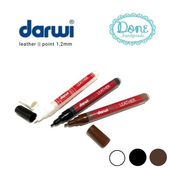 

Darwi leather marquer darwi alat tulis kulit lukis permanen kulit