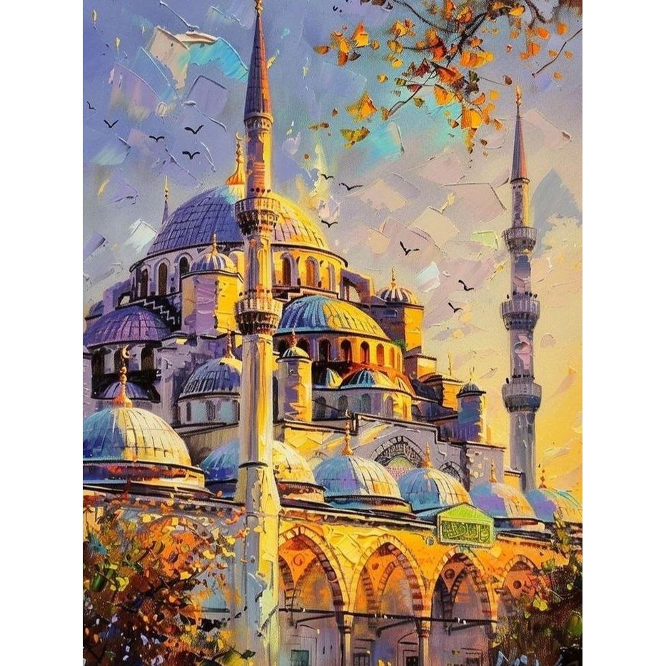 

Diamond Painting Set 5D full drill ROUND Kreatifitas ( 30cm x 40cm )keterampilan dan mainan anak