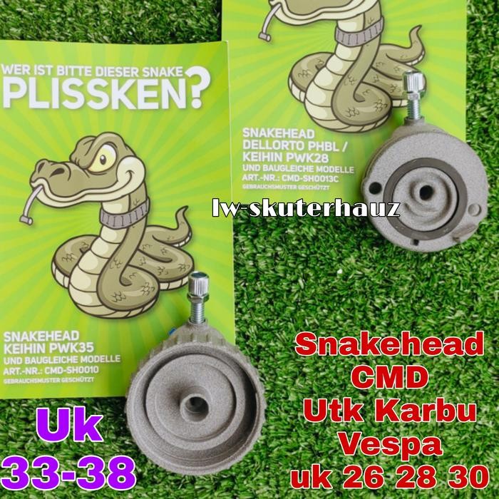 Snake Head Original Cmd Utk Karbu Pwk 26-28-30