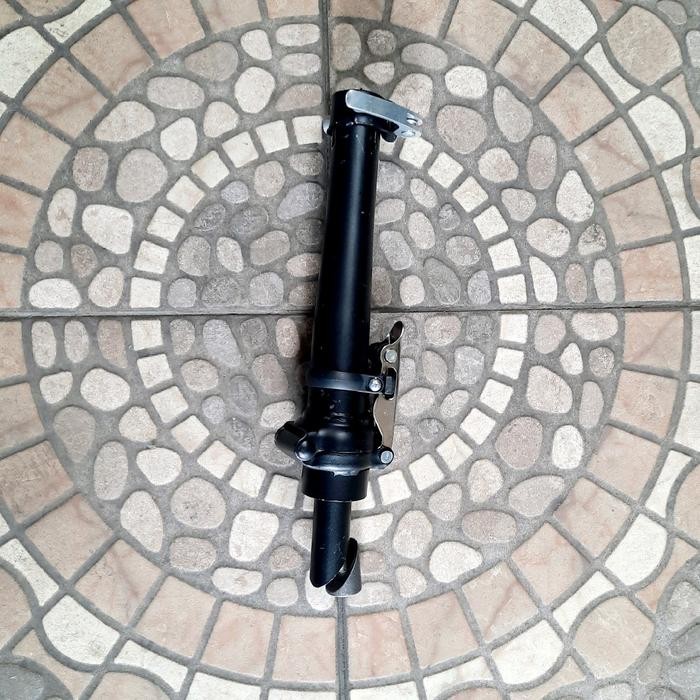HANDLEPOST SEPEDA LIPAT INSERT 25.4 BESI HITAM sparepart sepeda termurah