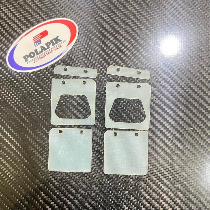 Lidah Membran Dualstage Yamaha Yz85 Fiber Putih Plat Membran Yamaha Yz85 Fiber Dualatage
