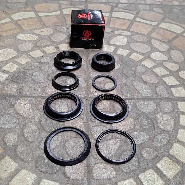 HEADSET OVER SIZE INTEGRATE DRAT PACIFIC 409 HITAM-PELOR -BIASA UNTUK sparepart sepeda termurah