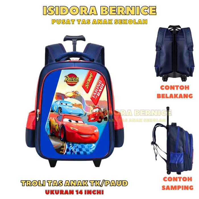 Tas Koper Anak Tk Cowok Karakter Mobil Superhero