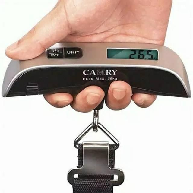 Timbangan Koper Digital Camry El10 Max 50Kg Original 50 Kg Hand Scale El-10