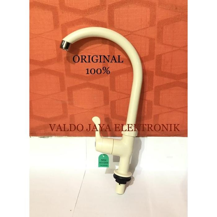 Kran Angsa SOLIGEN PVC Kran Air Wastafel Kran Sink Kran Angsa Tanam