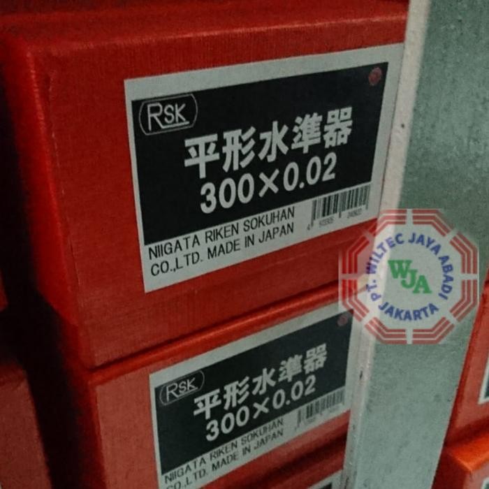 Terpopuler Waterpass Rsk (Japan) - Precision Flat Level 300Mm / 12" (0.02)