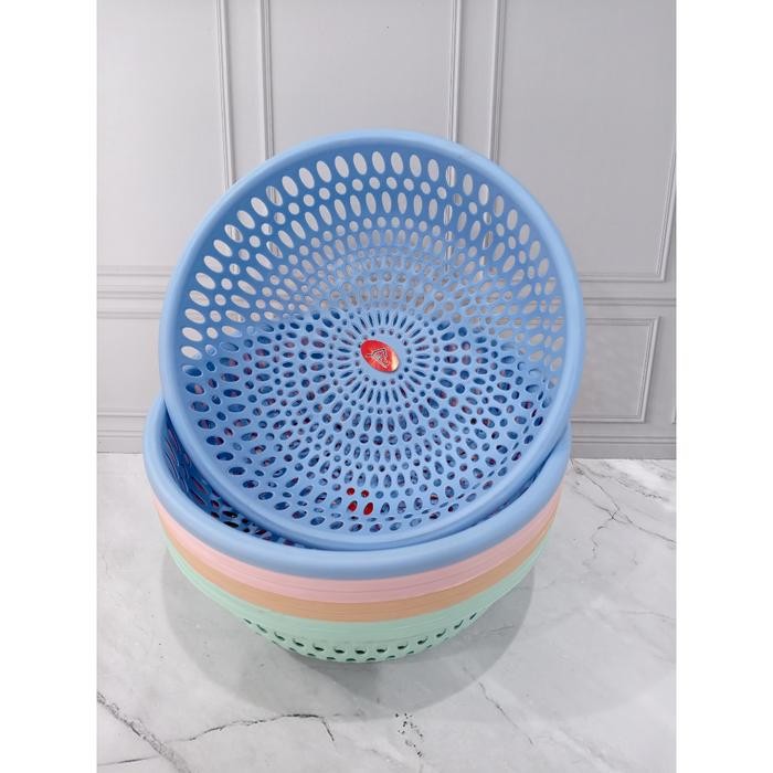 KERANJANG SAYUR BULAT / KERANJANG SAYUR BUAH PLASTIK / KERANJANG BULAT ALEXISH SOFT / BAKUL ROUND