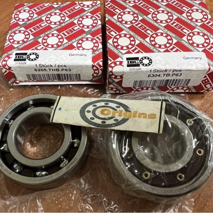 Paling Berkualitas Bearing Kruk As Motor 6205 Tbp63 6304 Tbp63 Ibc Asli German