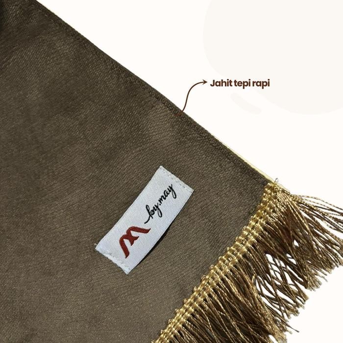 (Allthebest) SAJADAH TRAVEL CUSTOM / UKIR NAMA