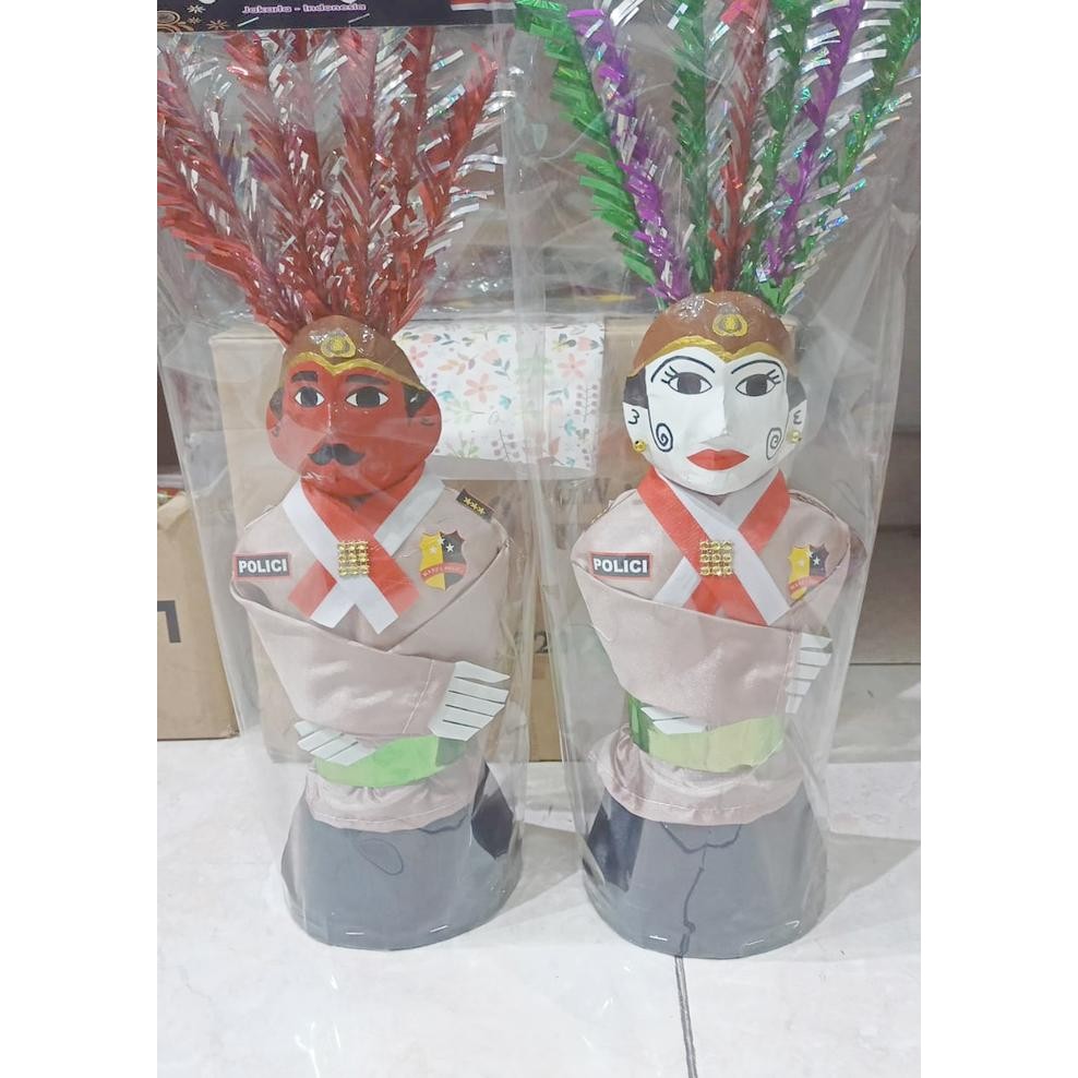 MAINAN ANAK ONDEL ONDEL BONEKA TANGAN WAJAH TOPENG - MAINAN ONDELONDEL