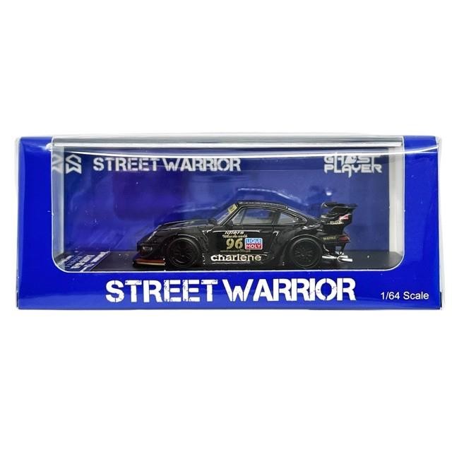Street Warrior 64 Porsche RWB 993 Charlene Low Wing Black Limited Edition