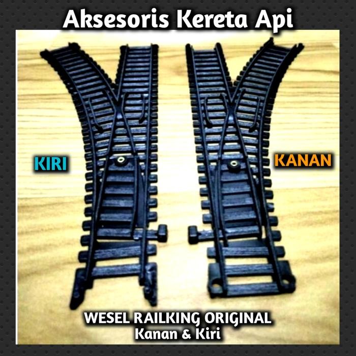 Rel Wesel Belok atau Bercabang WESEL ORIGINAL RAILKING - kereta api