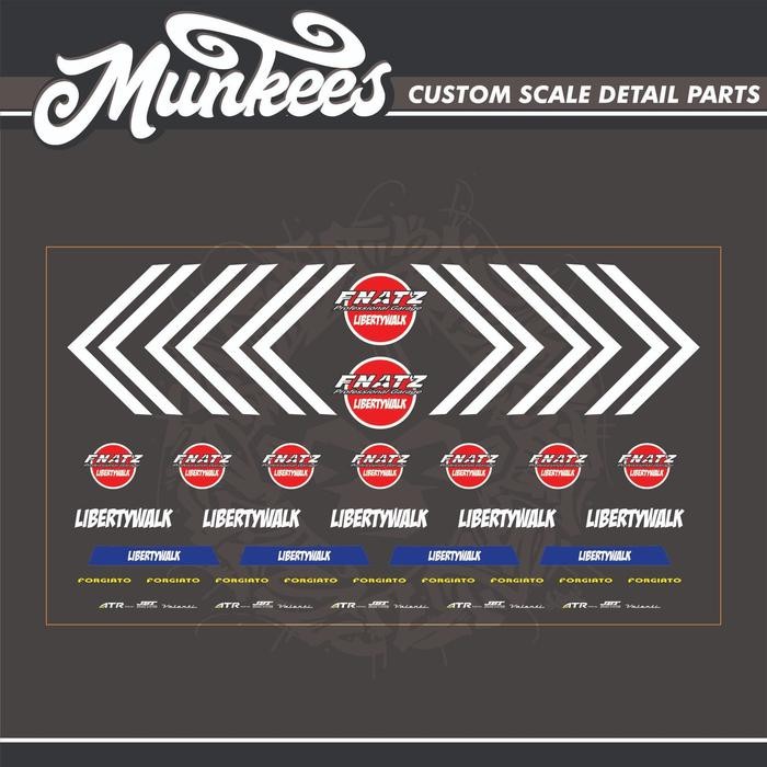 DECAL WHITE TONER Zero Fighter Style