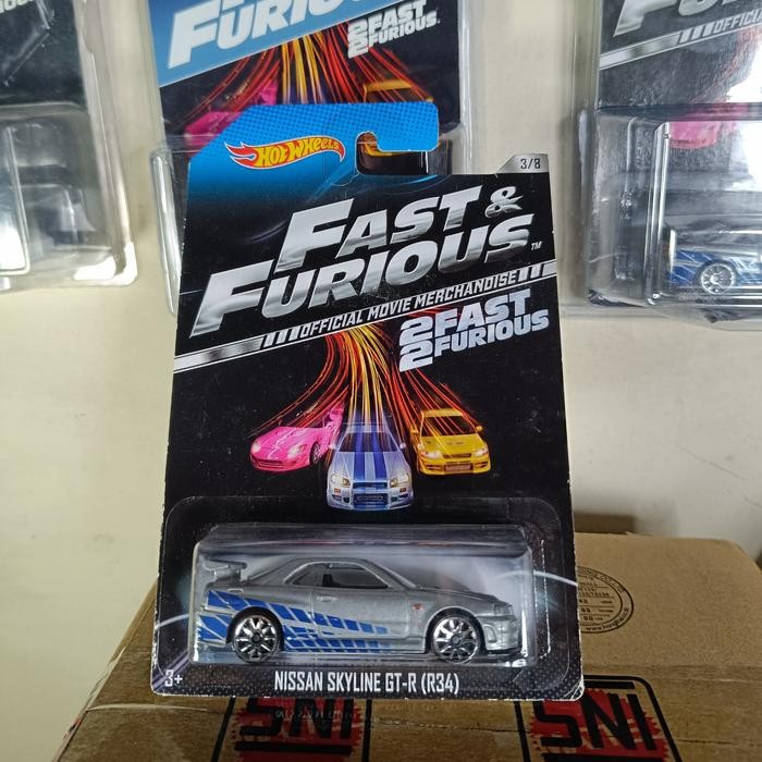 Hot wheels R34 2 Fast 2 Furious Official Movie Merchandise
