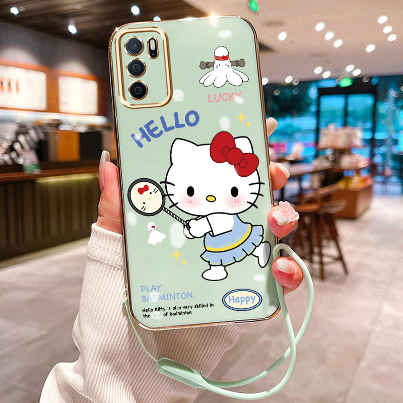 Casing Hp Untuk OPPO A16 A16s A54s A16K A16E Case Casing tali berlapis pelindung Silikon Softcase Ka