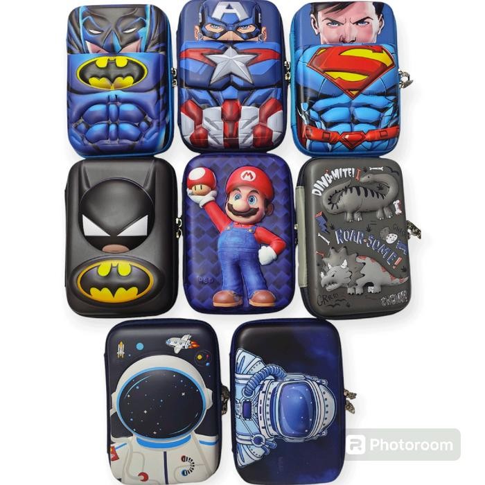 

TERLARIS Tempat Pencil Fiber Hard Case Smiggle Besar Timbul 3D - Stationery Pensil Alat Sekolah