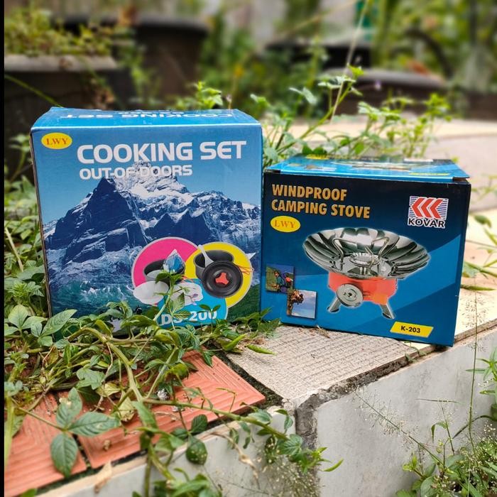 Nesting Cookingset Paket Alat Masak Ing Ds200 Dan Kompor Bunga Lwy