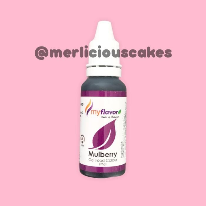 

Mulberry Gel My Flavor Food Color Food Colour Pewarna Makanan