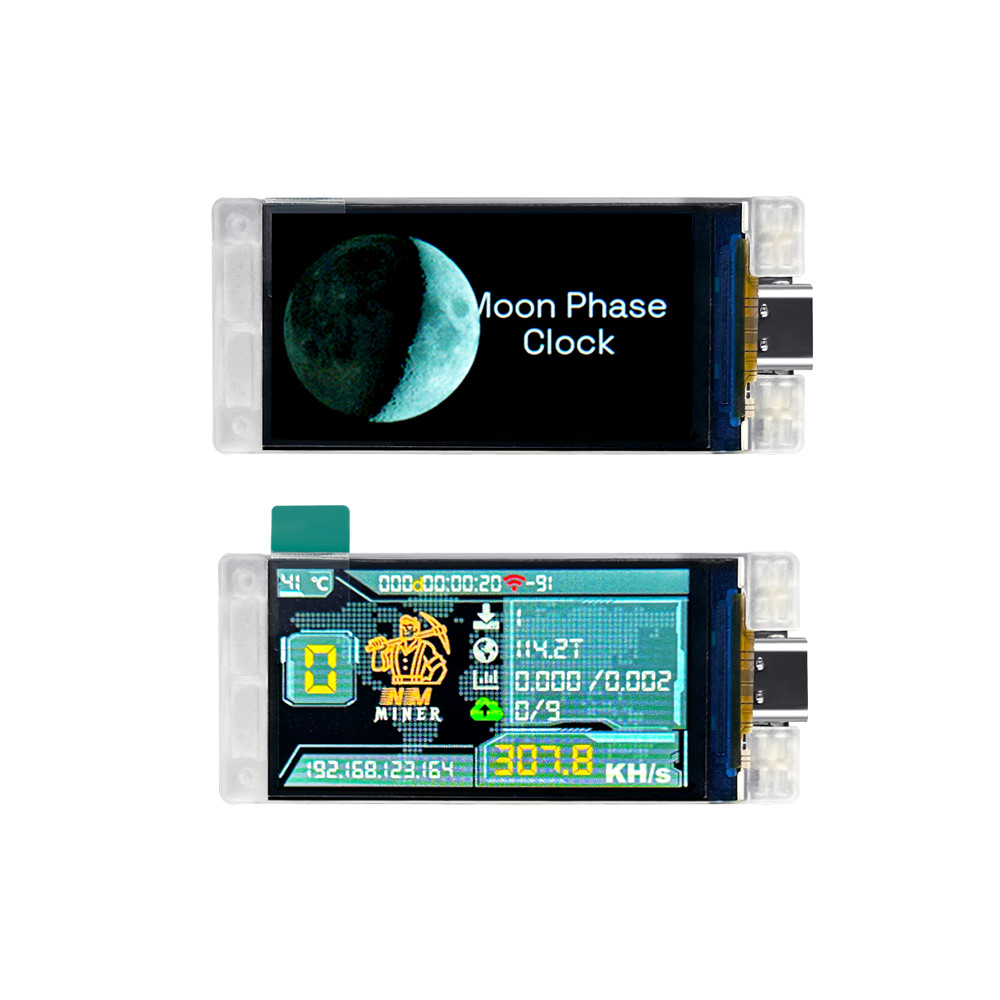 Heltec Nerd Miner V2 USB T190 Solo Lottery Miner Win BTC With High Performance 310KH/s Low Power