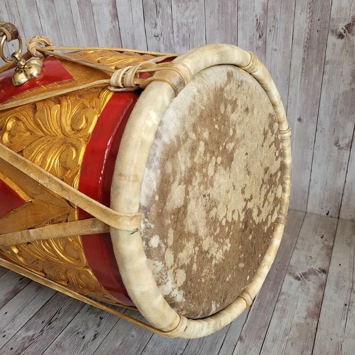 Kendang Jaranan Jawa Jaipong Kayu Nangka Mahoni Ukir Super Professional Kualitas Panggung Murah