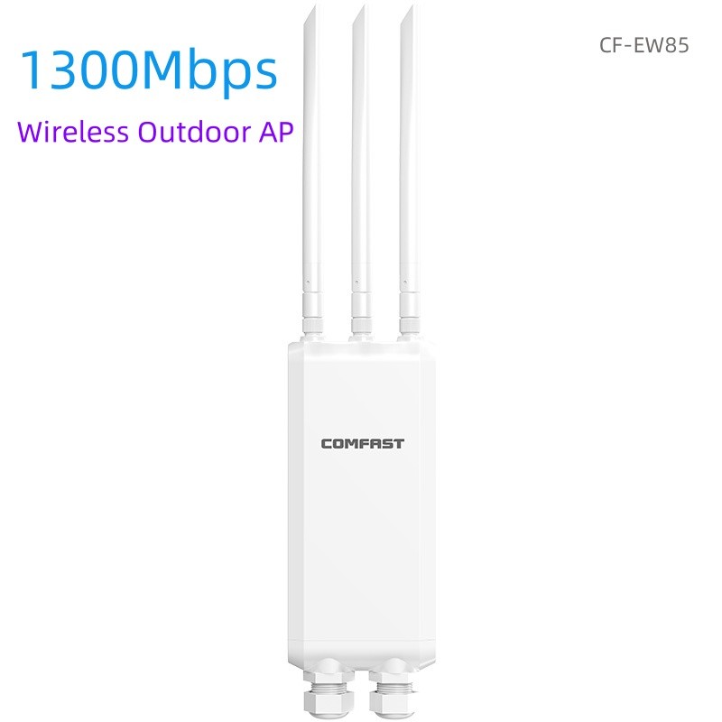 COMFAST High Power AP AC1300 Outdoor Wireless Access Point AP Dual Band AP Router PoE/DC Gigabit