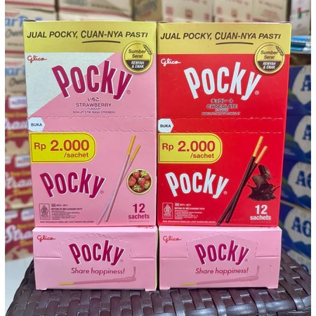 

Pocky Glico mini stik sachet box (12gr x 12 sachet)