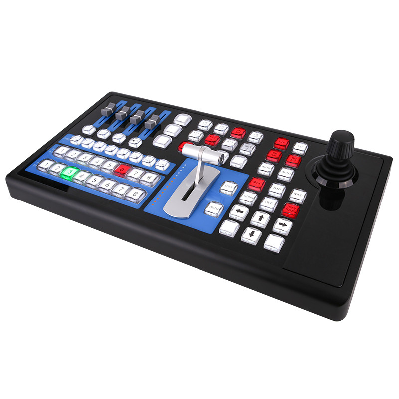 MIDI Vmix Controller USB Vmix Console VISCA Pelco PTZ Camera Joystick Controller RS232 RS422 RS485